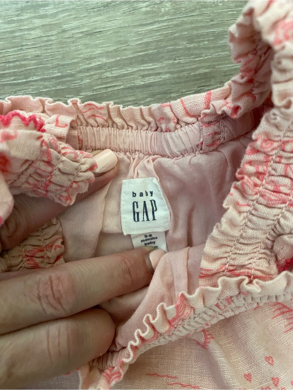 GAP Pink Ruffle Two-Piece Outfit Set - Picture 3 of 3